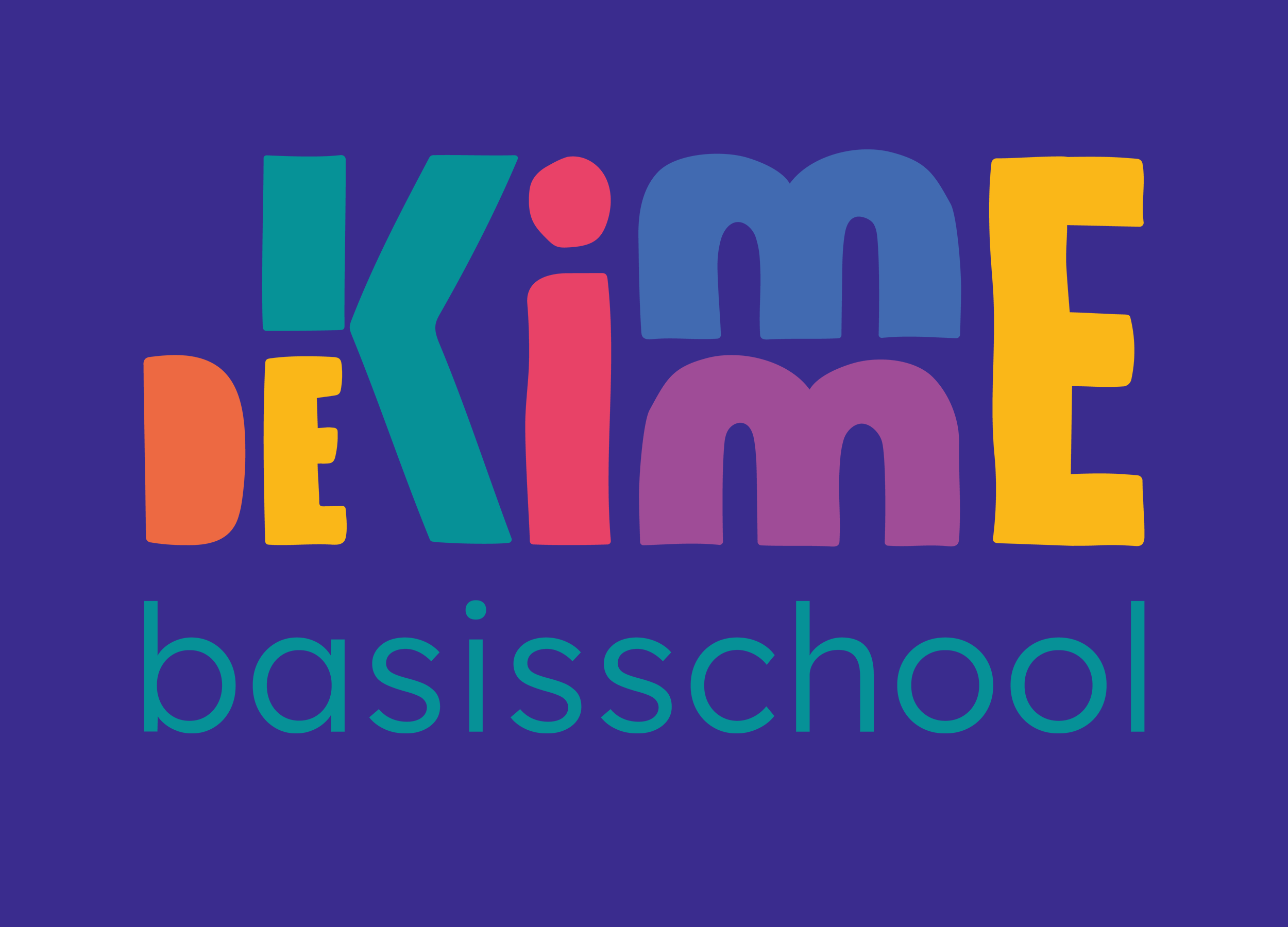 De Kimme – logo en visuele identiteit Nieuwe naam en visuele identiteit van basisschool de Kimme